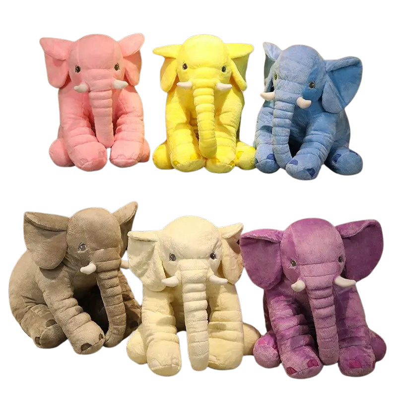 Éléphanteau en Peluche Ergonomique Sommeil Bambino