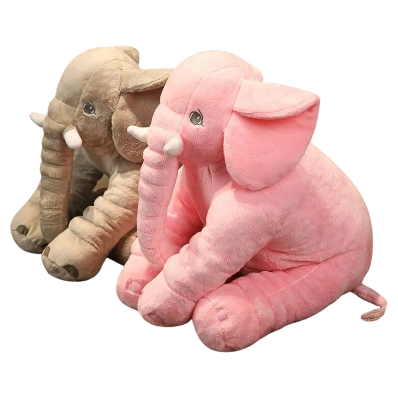 Éléphanteau en Peluche Ergonomique Sommeil Bambino