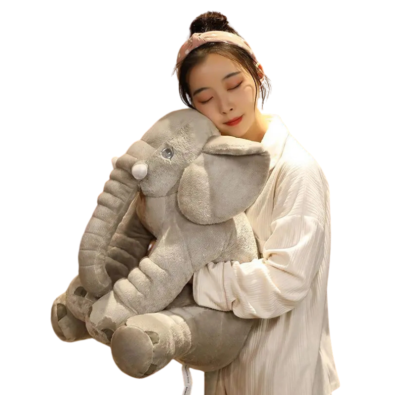 Éléphanteau en Peluche Ergonomique Sommeil Bambino