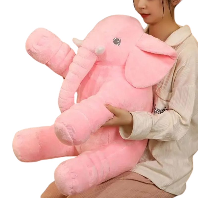 Éléphanteau en Peluche Ergonomique Sommeil Bambino