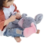 Éléphanteau en Peluche Musical aux Grandes Oreilles