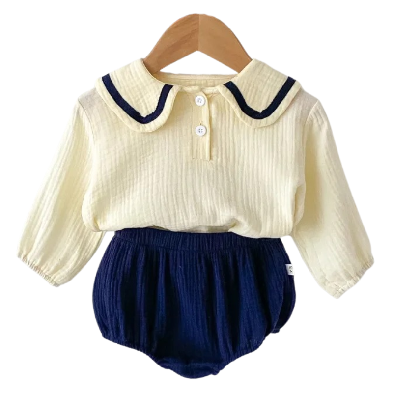 Ensemble 100 % Coton Égyptien pour Nouveau-né – Unisexe