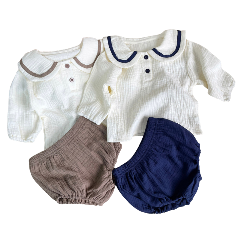 Ensemble 100 % Coton Égyptien pour Nouveau-né – Unisexe