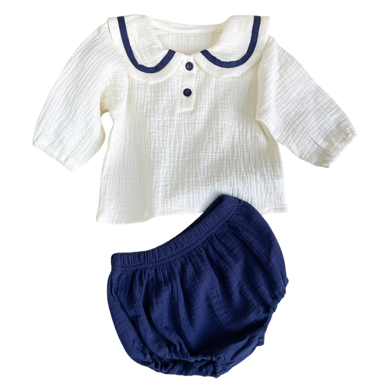 Ensemble 100 % Coton Égyptien pour Nouveau-né – Unisexe