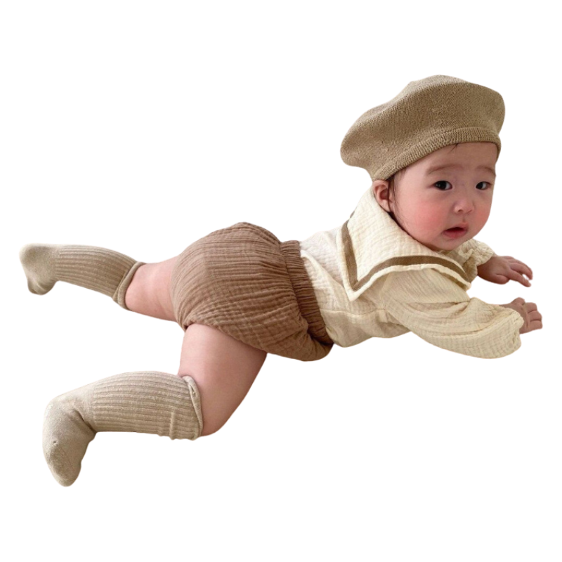 Ensemble 100 % Coton Égyptien pour Nouveau-né – Unisexe