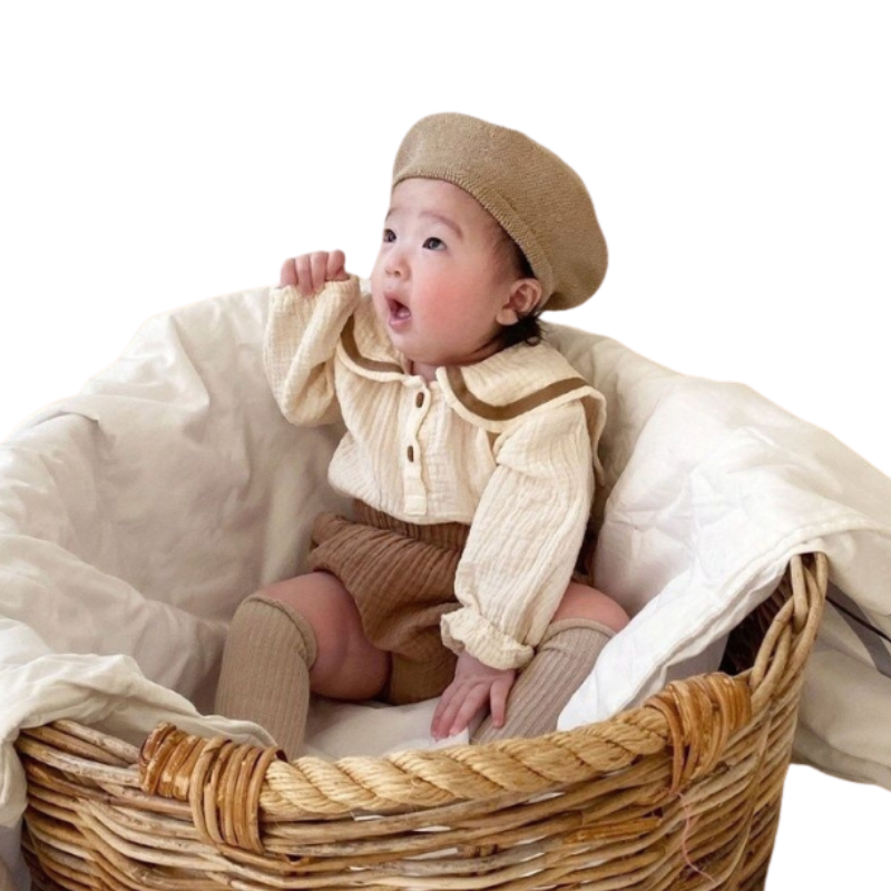 Ensemble 100 % Coton Égyptien pour Nouveau-né – Unisexe