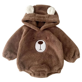 Ensemble Bébé Salopette et Body Ourson
