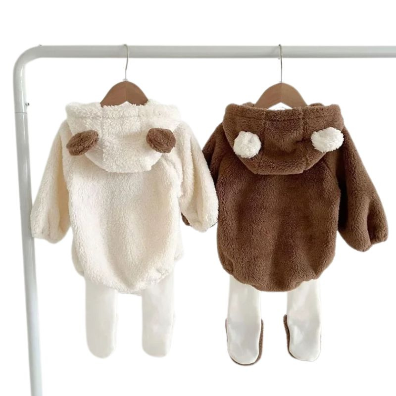 Ensemble Bébé Salopette et Body Ourson