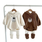 Ensemble Bébé Salopette et Body Ourson