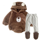 Ensemble Bébé Salopette et Body Ourson