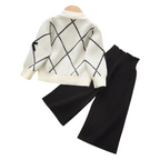 Ensemble Cardigan Enfant Fille – Gilet et Pantalon