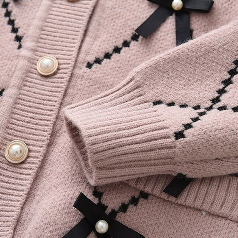 Ensemble Cardigan Enfant Fille – Gilet et Pantalon