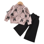 Ensemble Cardigan Enfant Fille – Gilet et Pantalon