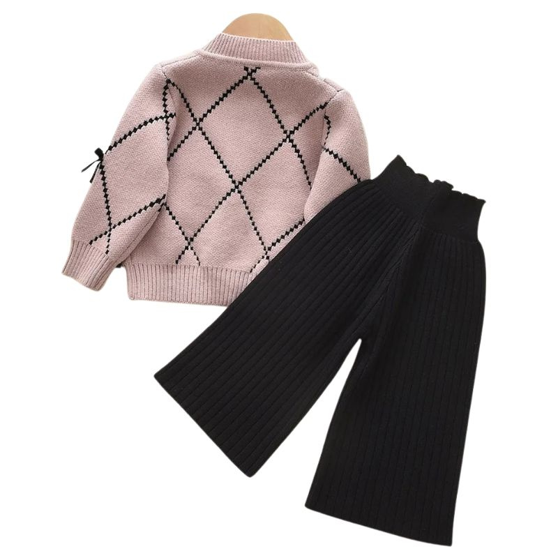 Ensemble Cardigan Enfant Fille – Gilet et Pantalon