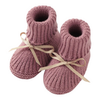 Ensemble Chaussons et Moufles en Maille Artisanale pour Bébé