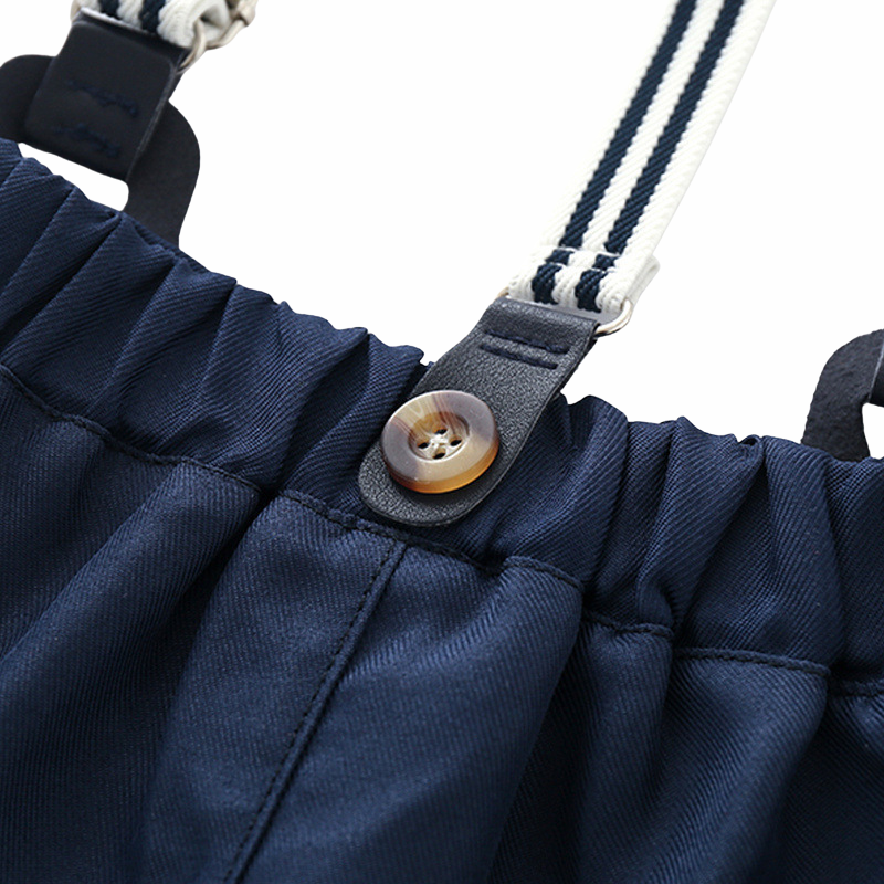 Ensemble Costume Bébé Garçon avec Bretelles, Nœud Papillon et Béret