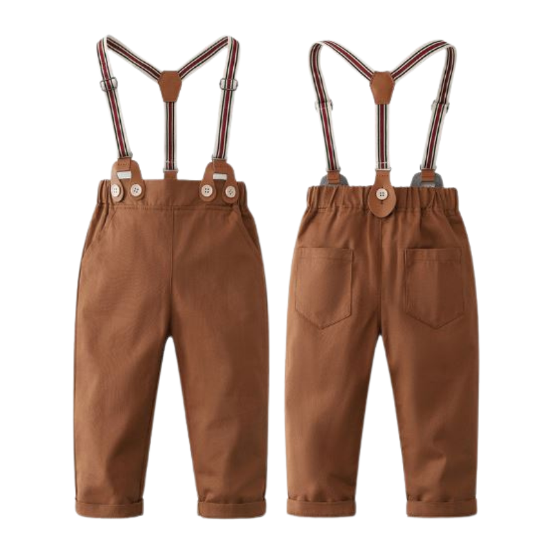 Ensemble Costume Bébé Gentleman Baby avec Body à Manches Longues