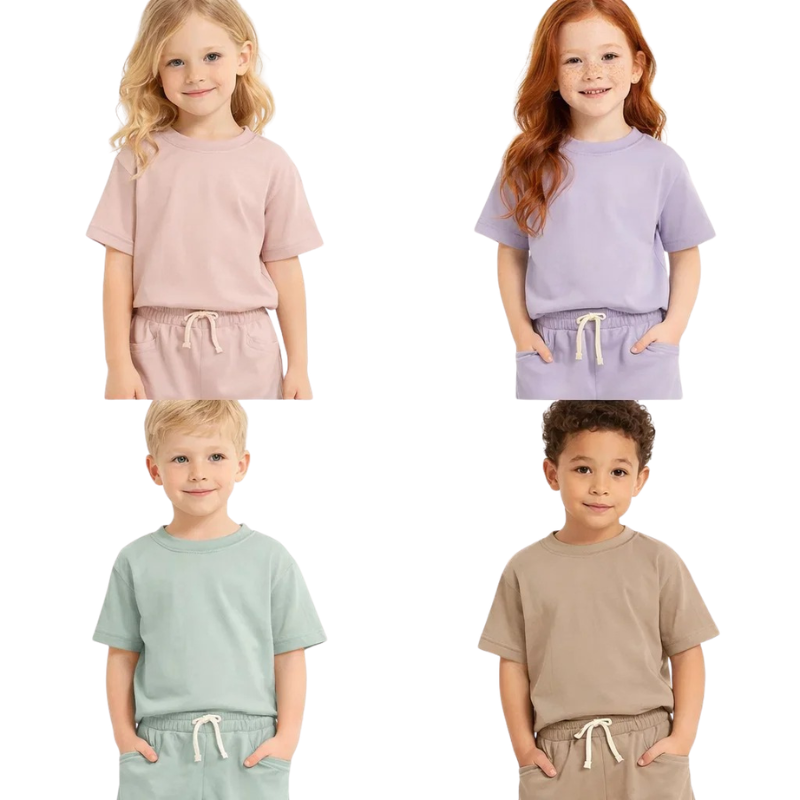 Ensemble Enfant T-shirt et Short – 2 Pièces