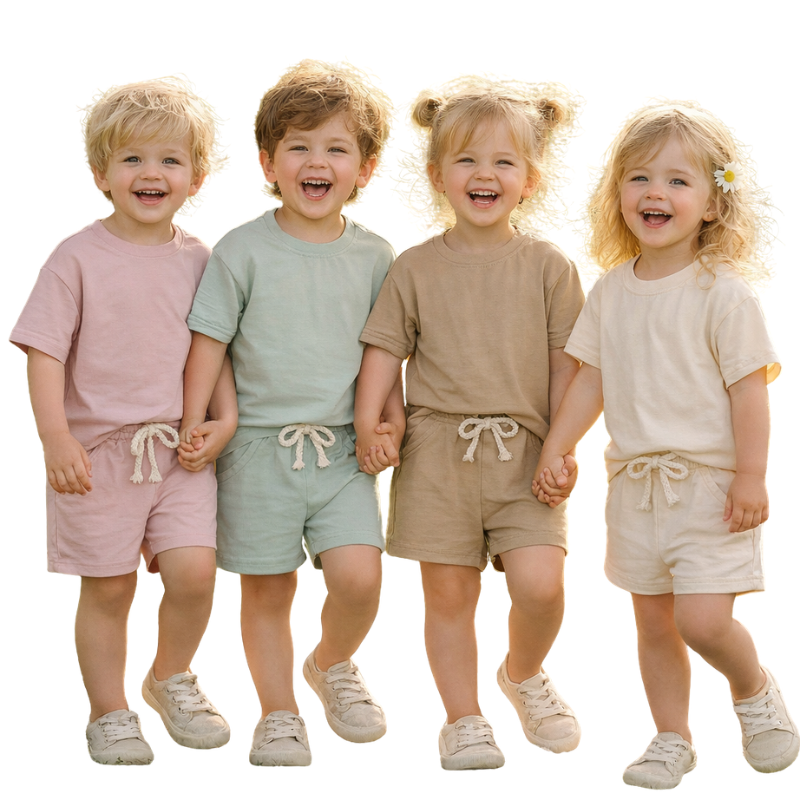 Ensemble Enfant T-shirt et Short – 2 Pièces