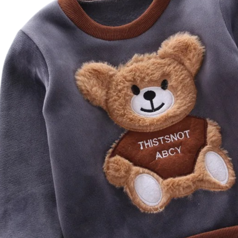 Ensemble Enfant en Velours avec Gilet Offert