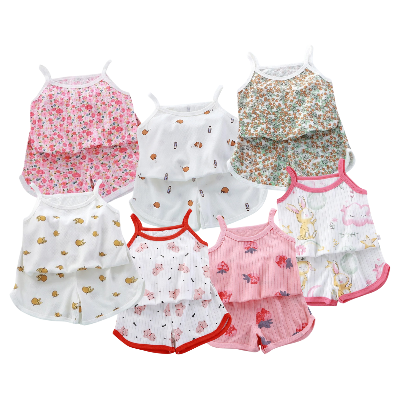 Ensemble Été pour Nouveau-né Fille Bambino