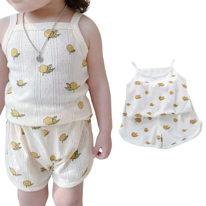 Ensemble Été pour Nouveau-né Fille Bambino