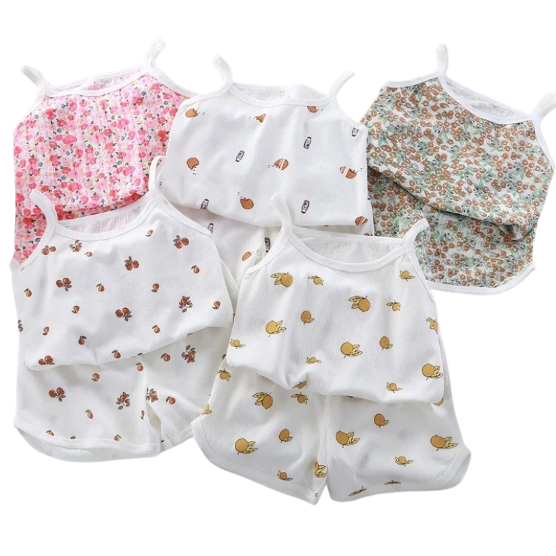 Ensemble Été pour Nouveau-né Fille Bambino