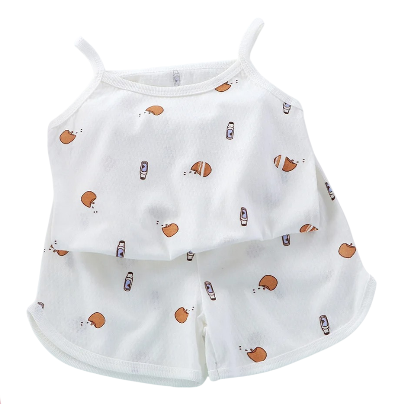 Ensemble Été pour Nouveau-né Fille Bambino