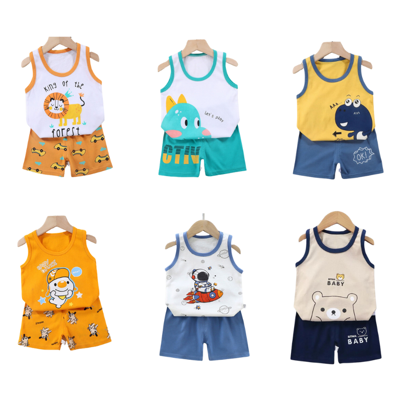 Ensemble Été pour Nouveau-né Garçon Bambino