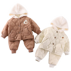 Ensemble Hiver pour Enfants avec Veste à Capuche + Pantalon