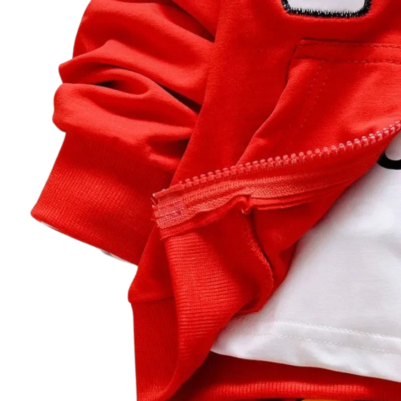 Ensemble Molleton Enfant 3 Pièces Souris Cartoon