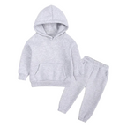 Ensemble Molleton Enfant à Capuche – Uni et Confortable