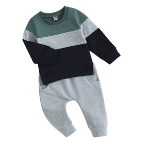 Ensemble Molleton Enfant à Rayures – Unisexe