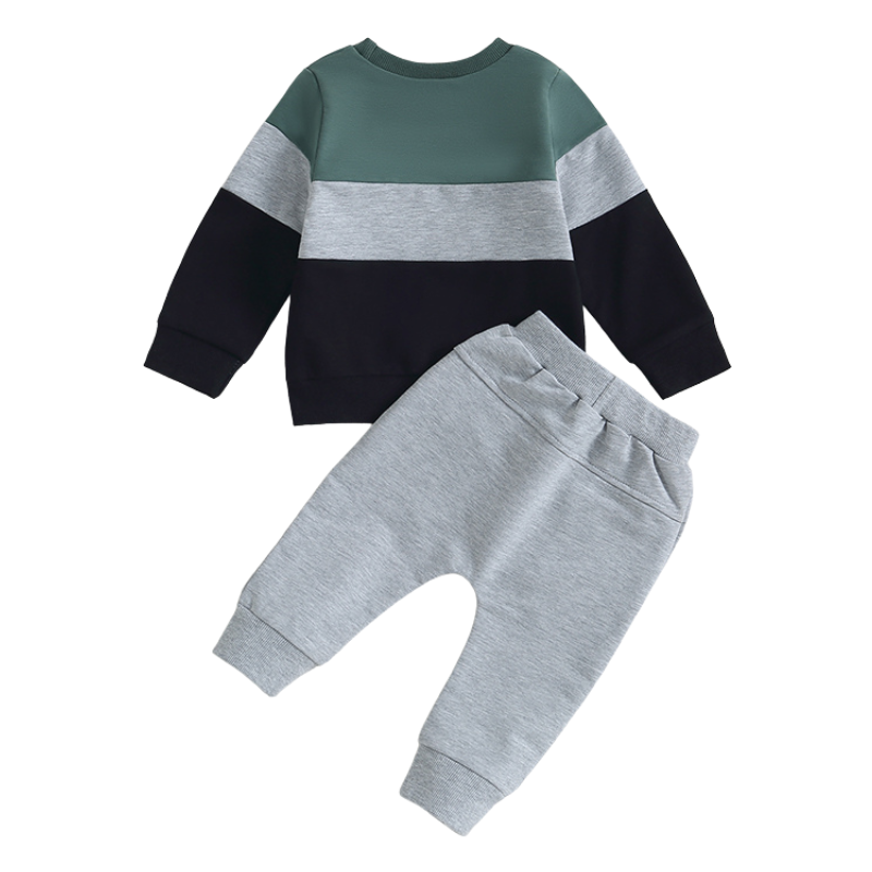 Ensemble Molleton Enfant à Rayures – Unisexe