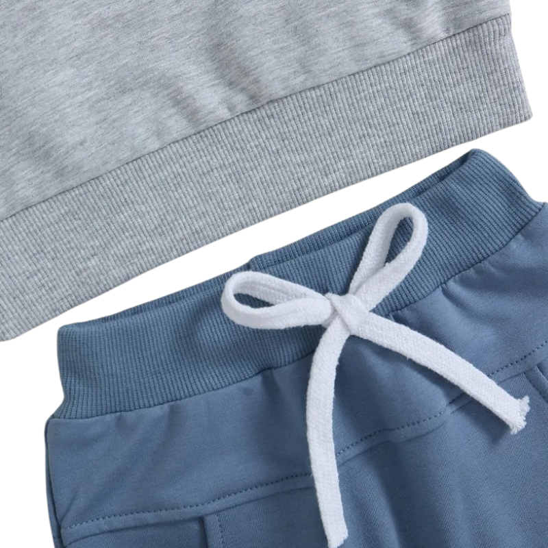 Ensemble Molleton Enfant à Rayures – Unisexe