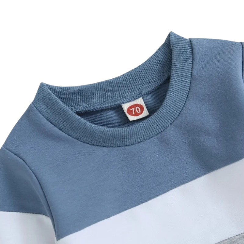 Ensemble Molleton Enfant à Rayures – Unisexe