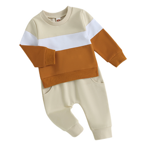 Ensemble Molleton Enfant à Rayures – Unisexe