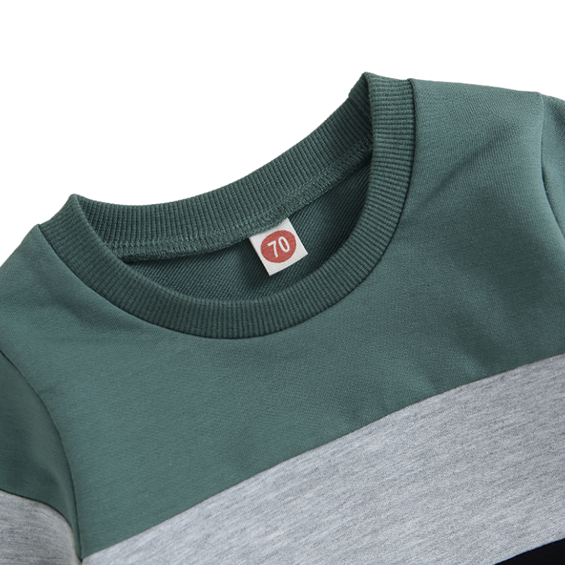 Ensemble Molleton Enfant à Rayures – Unisexe