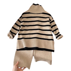 Ensemble Pull Rayé pour Fille