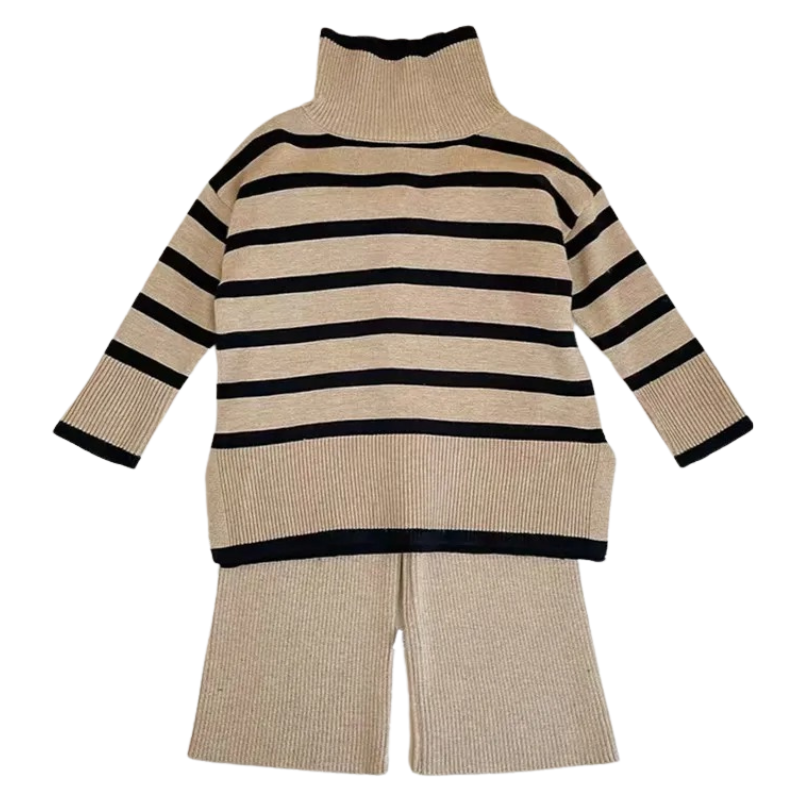 Ensemble Pull Rayé pour Fille