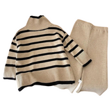 Ensemble Pull Rayé pour Fille