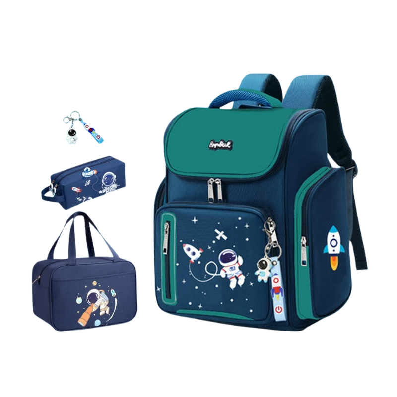 Ensemble Sac à Dos Enfant Astronaute Orthopédique et Imperméable