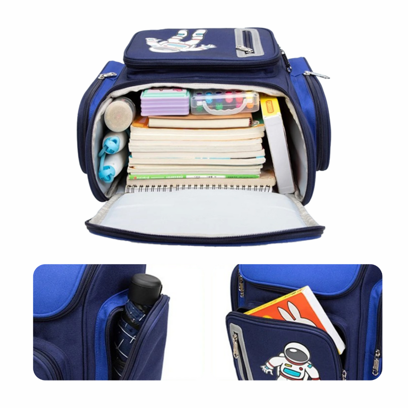 Ensemble Sac à Dos Enfant Astronaute Orthopédique et Imperméable