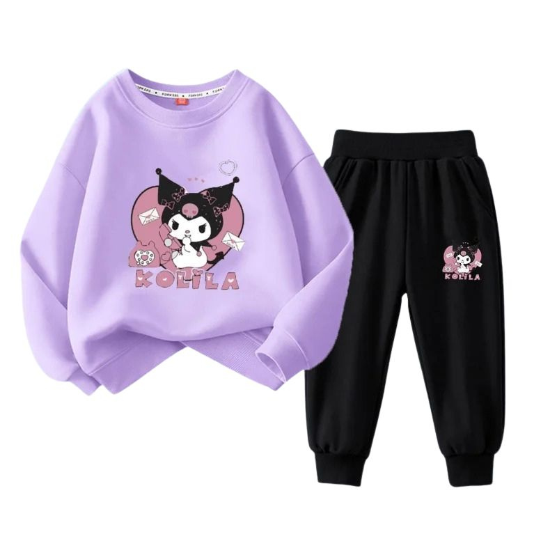 Ensemble Sweat Enfant Motif Fantaisie Gothique