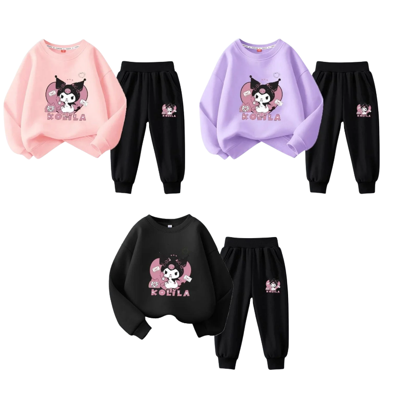 Ensemble Sweat Enfant Motif Fantaisie Gothique