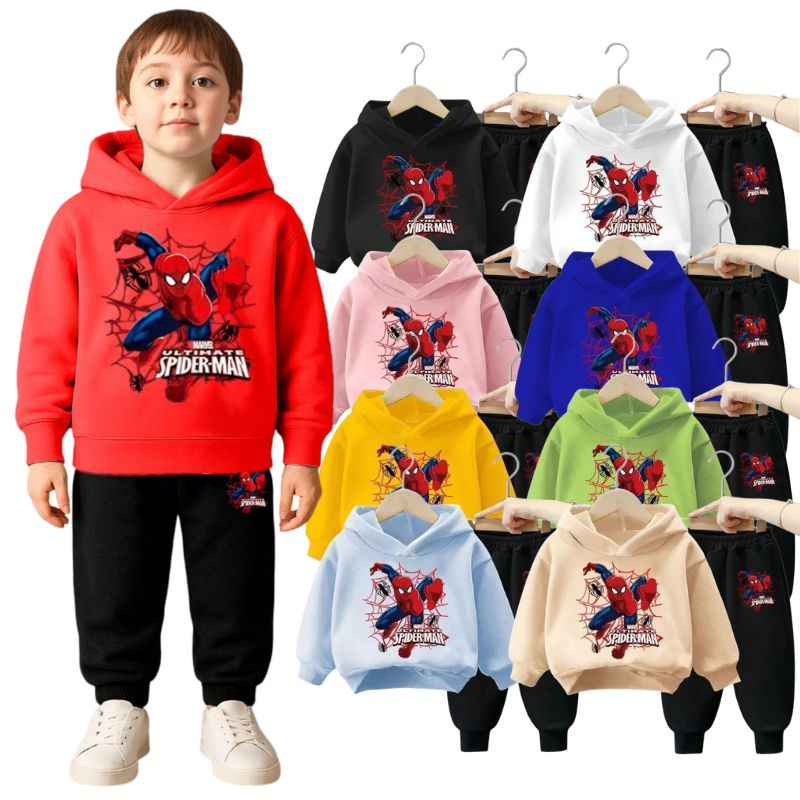 Ensemble Sweat Enfant Super-Héros avec Capuche