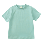 Ensemble T-shirt et Short Uni en Coton – Été