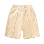 Ensemble T-shirt et Short Uni en Coton – Été
