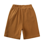 Ensemble T-shirt et Short Uni en Coton – Été