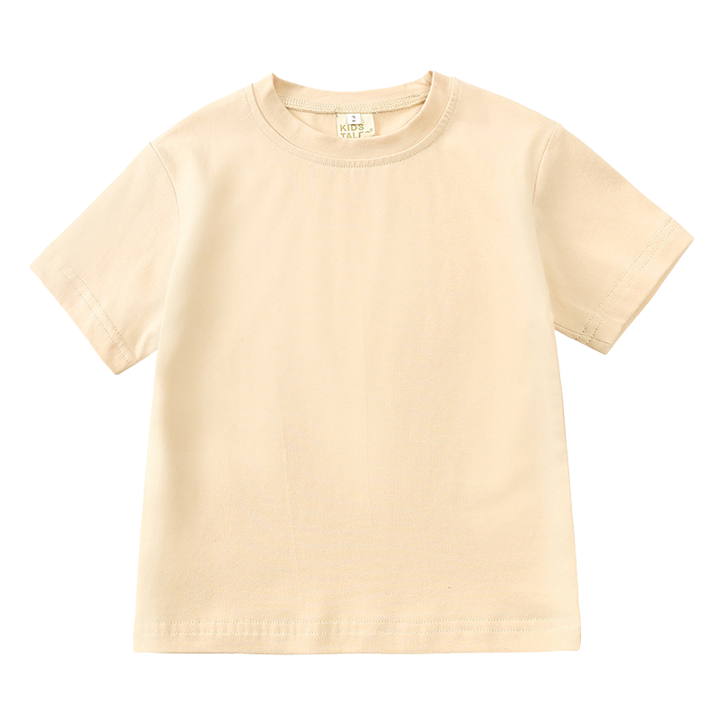 Ensemble T-shirt et Short Uni en Coton – Été